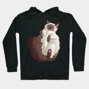 Sleepy ragdoll cat - gifts for cats lovers Hoodie